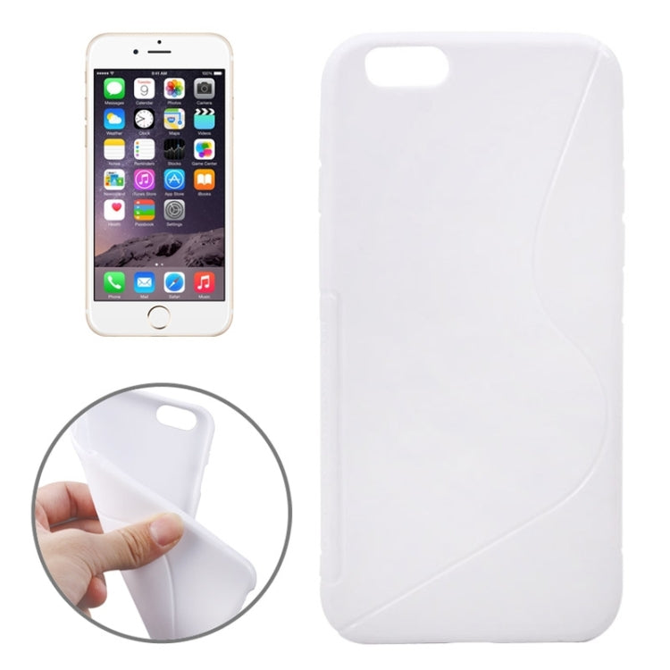 S Line Anti-slip Frosted TPU Protective Case for iPhone 6 Plus & 6S Plus