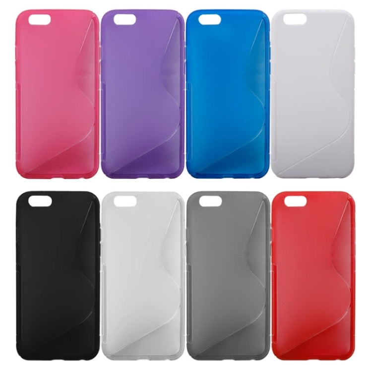 S Line Anti-slip Frosted TPU Protective Case for iPhone 6 Plus & 6S Plus