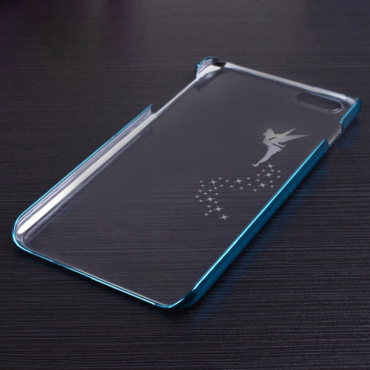 Angel Pattern Ultra Thin Plating Border Transparent Plastic Case for iPhone 6 Plus & 6S Plus, Package Random Delivery