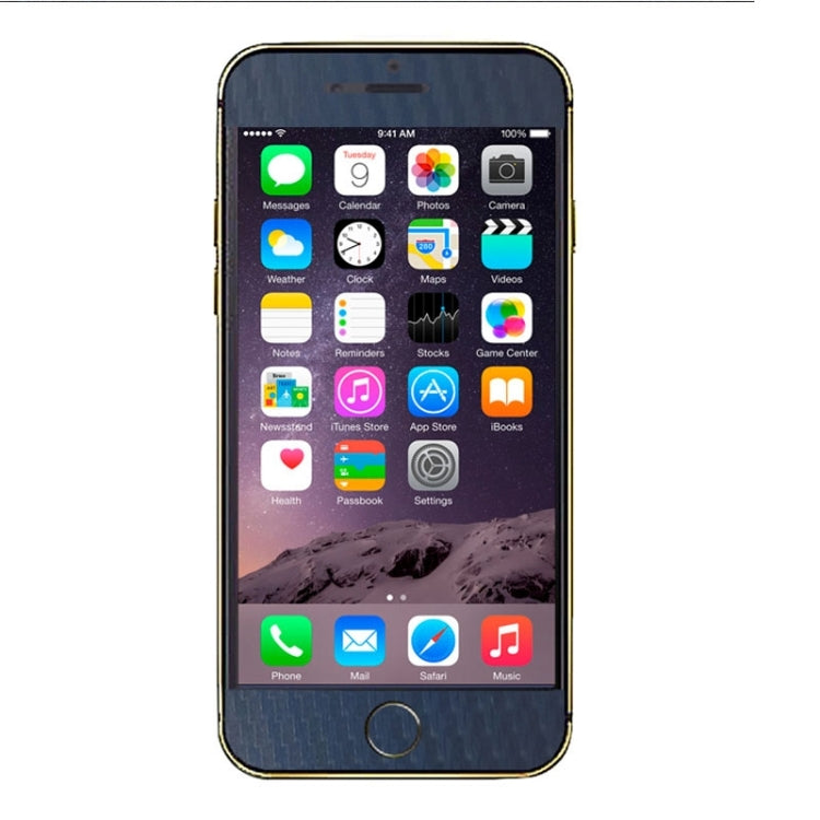 Carbon Fiber Texture Mobile Phone Decal Stickers for iPhone 6 Plus & 6S Plus