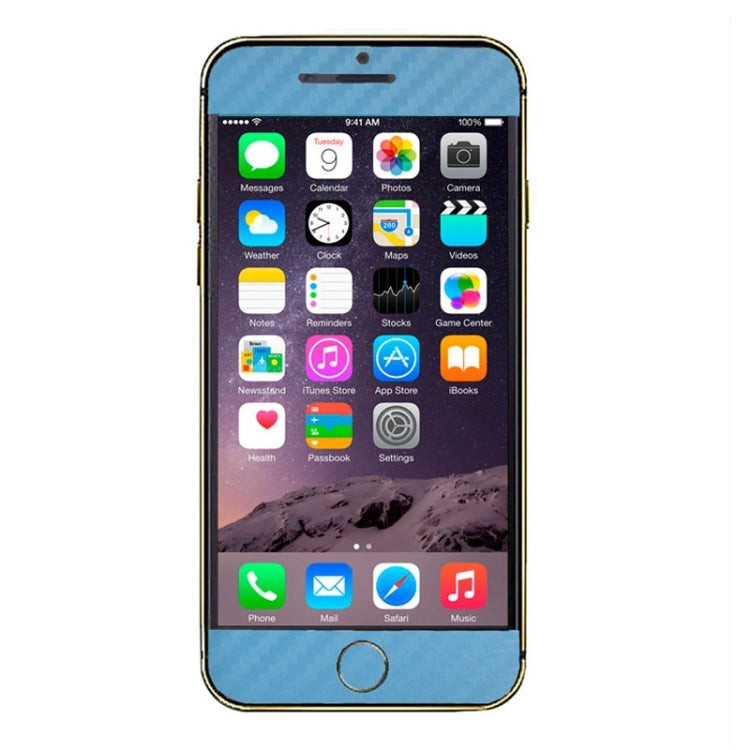 Carbon Fiber Texture Mobile Phone Decal Stickers for iPhone 6 Plus & 6S Plus