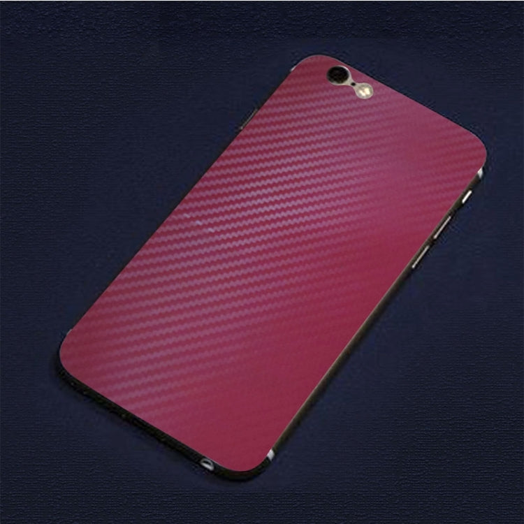 Carbon Fiber Texture Mobile Phone Decal Stickers for iPhone 6 Plus & 6S Plus