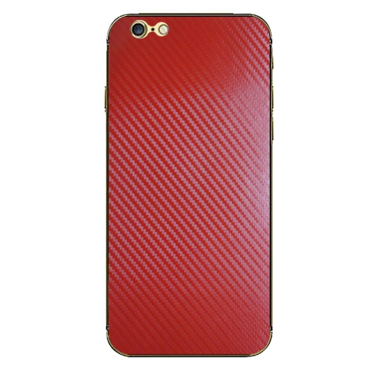 Carbon Fiber Texture Mobile Phone Decal Stickers for iPhone 6 Plus & 6S Plus