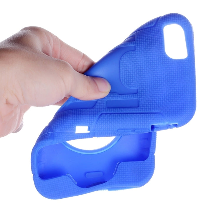 Shockproof Silicone + Hard Plastic Combination Case with Ring Holder for iPhone 6 Plus