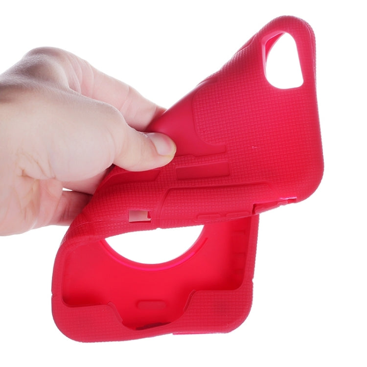 Shockproof Silicone + Hard Plastic Combination Case with Ring Holder for iPhone 6 Plus