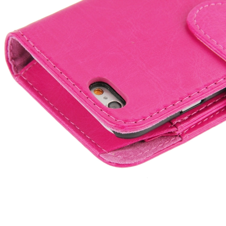 Crazy Horse Texture Wallet Style Leather Case with Card Slots for iPhone 6 Plus & 6S Plus