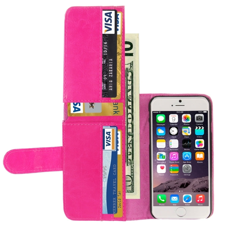 Crazy Horse Texture Wallet Style Leather Case with Card Slots for iPhone 6 Plus & 6S Plus