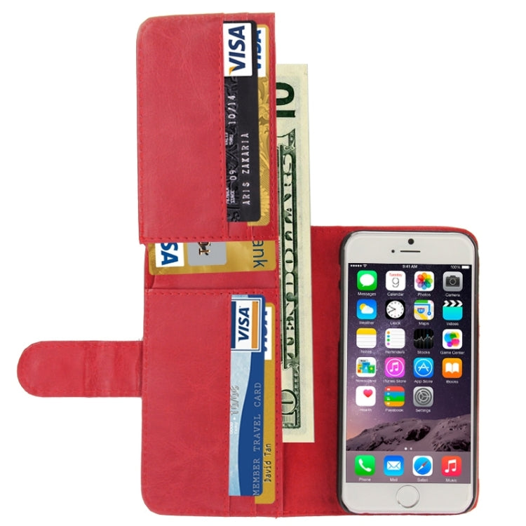 Crazy Horse Texture Wallet Style Leather Case with Card Slots for iPhone 6 Plus & 6S Plus