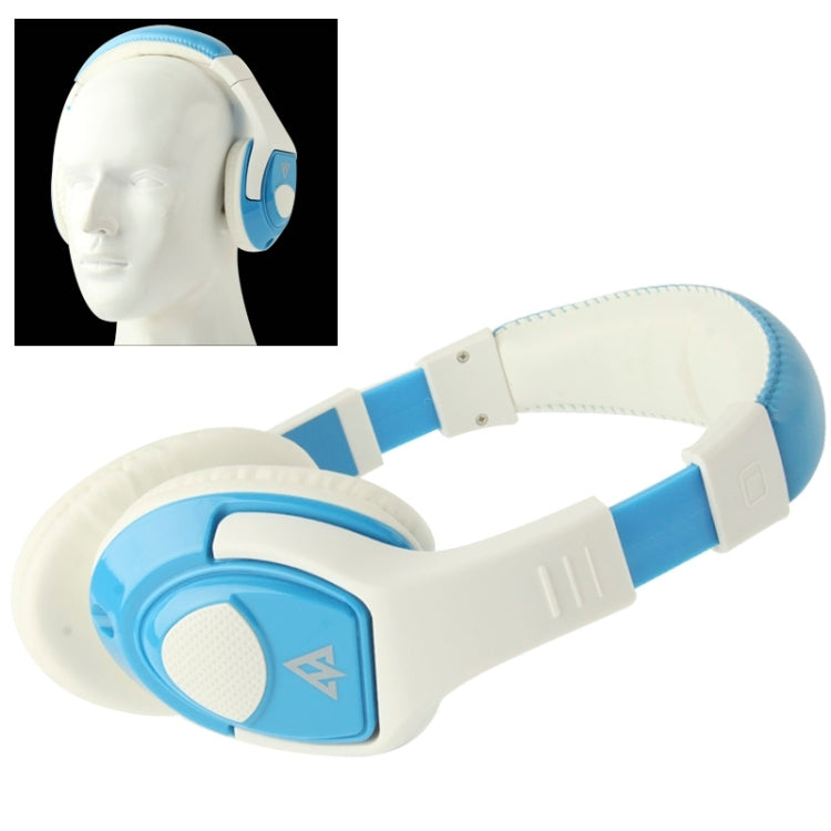 Universal Stereo Headset with MIC for All Audio Devices, Cable Length: 1.2m (White + Blue)