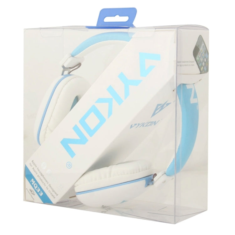 Universal Stereo Headset with MIC for All Audio Devices, Cable Length: 1.3m (Blue + White)