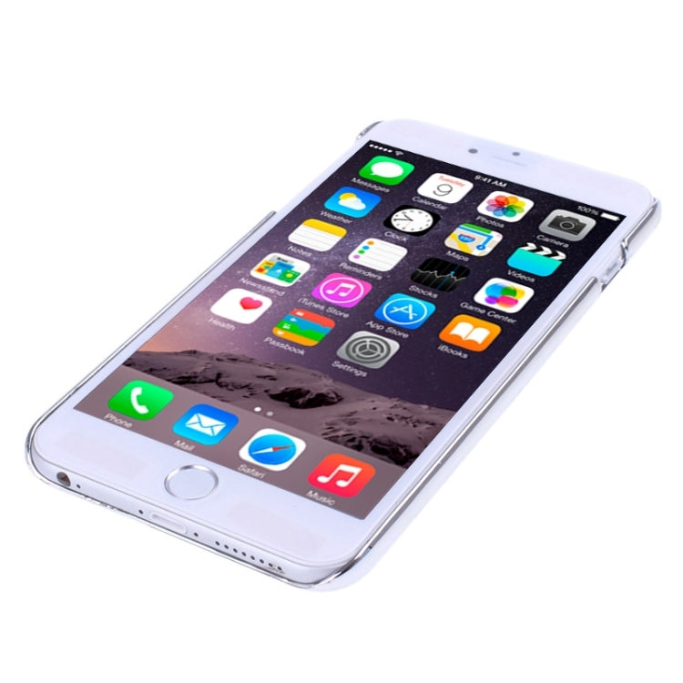 Magician Pattern Ultra Thin Plating Border Transparent Plastic Case for iPhone 6 Plus & 6S Plus