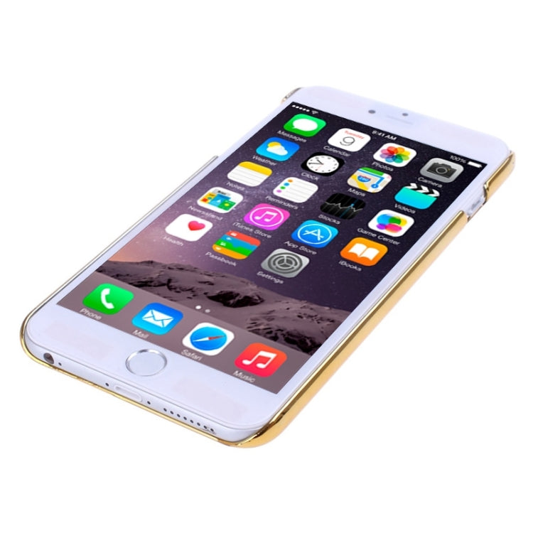 Manneken Pis Pattern Ultra Thin Plating Border Transparent Plastic Case for iPhone 6 Plus & 6S Plus