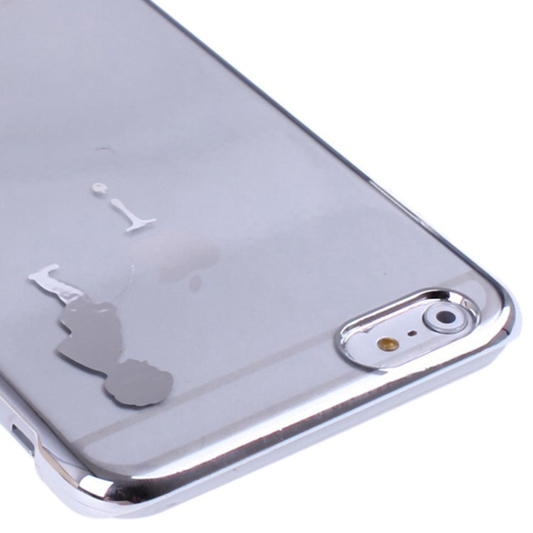Manneken Pis Pattern Ultra Thin Plating Border Transparent Plastic Case for iPhone 6 Plus & 6S Plus