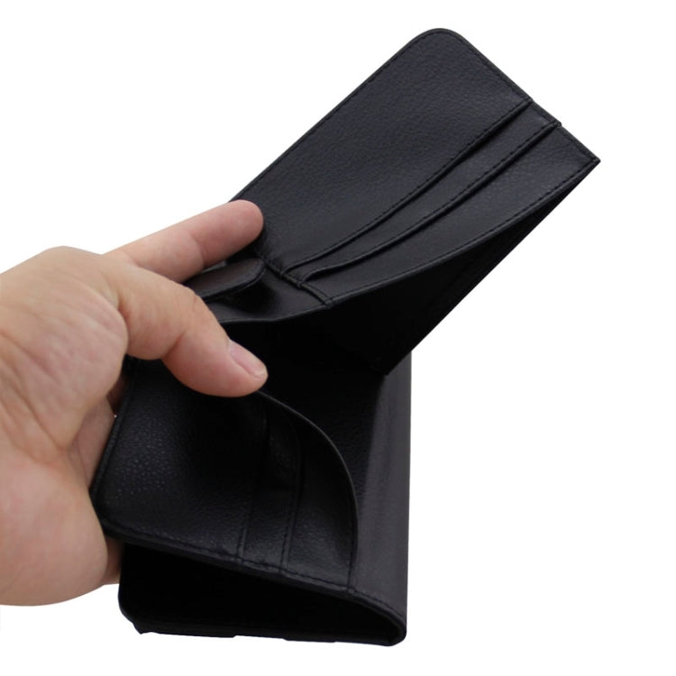 Litchi Texture Wallet Style Leather Case with Lanyard and Card Slots for iPhone 6 Plus & 6S Plus(Black)