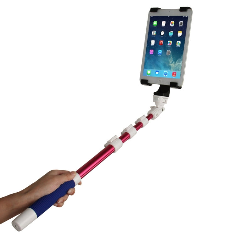 Blue-199, Portable Bluetooth Selfie Stick Monopod Extendable Handheld Holder, Max Length: 94cm