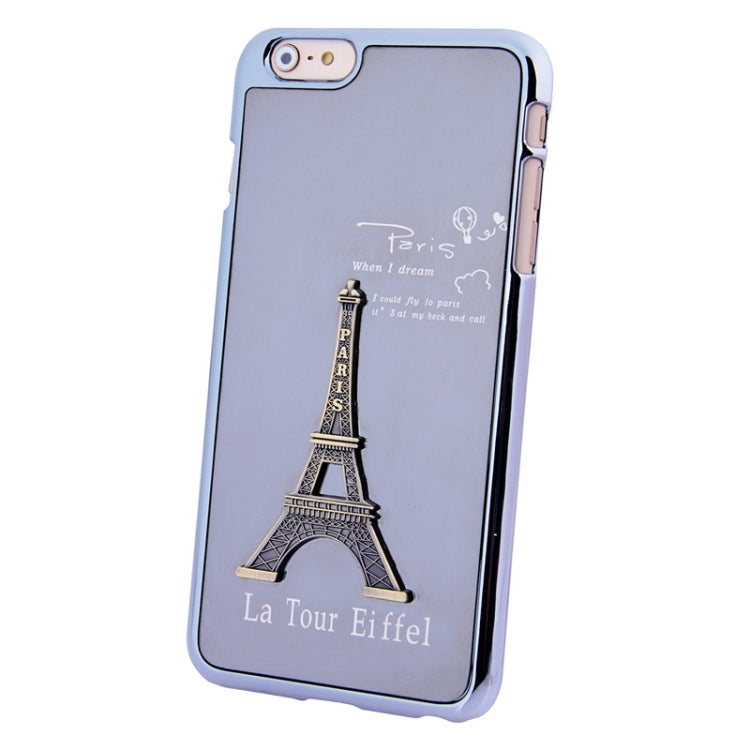 3D Metal Tower Decoration Plating Skinning Hard Case for iPhone 6 Plus & 6S Plus