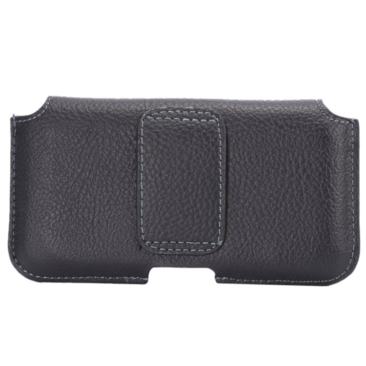 Litchi Texture Horizontal Style Leather Waist Bag with Card Slot for iPhone 6 & 6SS Plus, Samsung Note 5 & 4 / S6 edge+ / A8