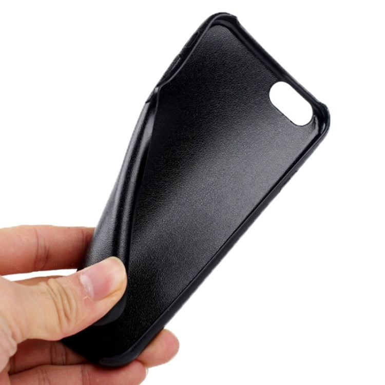 Ultra-thin Protective Leather Back Cover Case for iPhone 6 Plus & 6S Plus