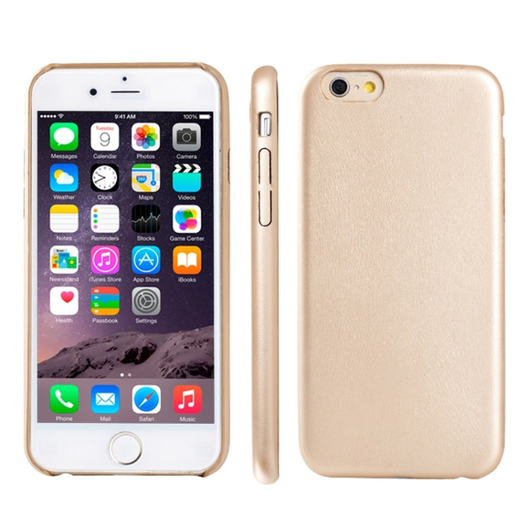 Ultra-thin Protective Leather Back Cover Case for iPhone 6 Plus & 6S Plus