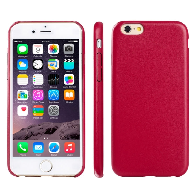 Ultra-thin Protective Leather Back Cover Case for iPhone 6 Plus & 6S Plus
