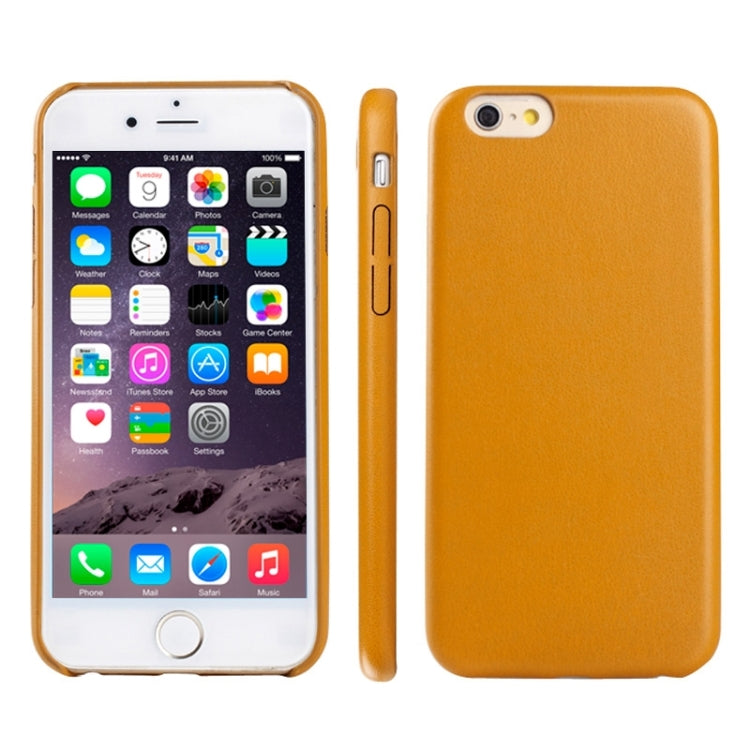Ultra-thin Protective Leather Back Cover Case for iPhone 6 Plus & 6S Plus