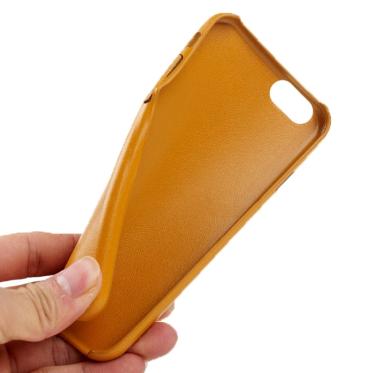 Ultra-thin Protective Leather Back Cover Case for iPhone 6 Plus & 6S Plus