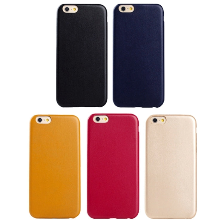 Ultra-thin Protective Leather Back Cover Case for iPhone 6 Plus & 6S Plus