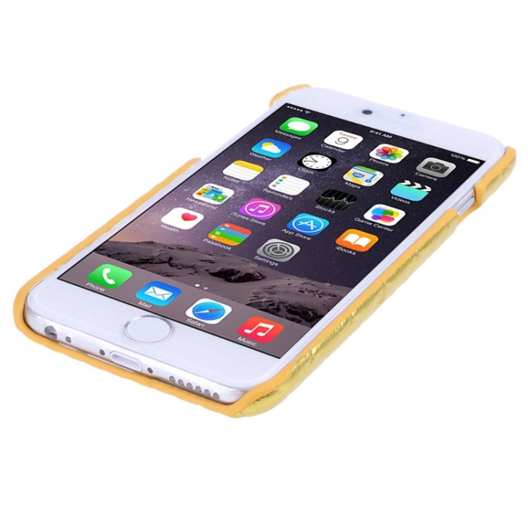 Pearly Lustre Lambskin Paste Plastic Case for iPhone 6 Plus & 6S Plus
