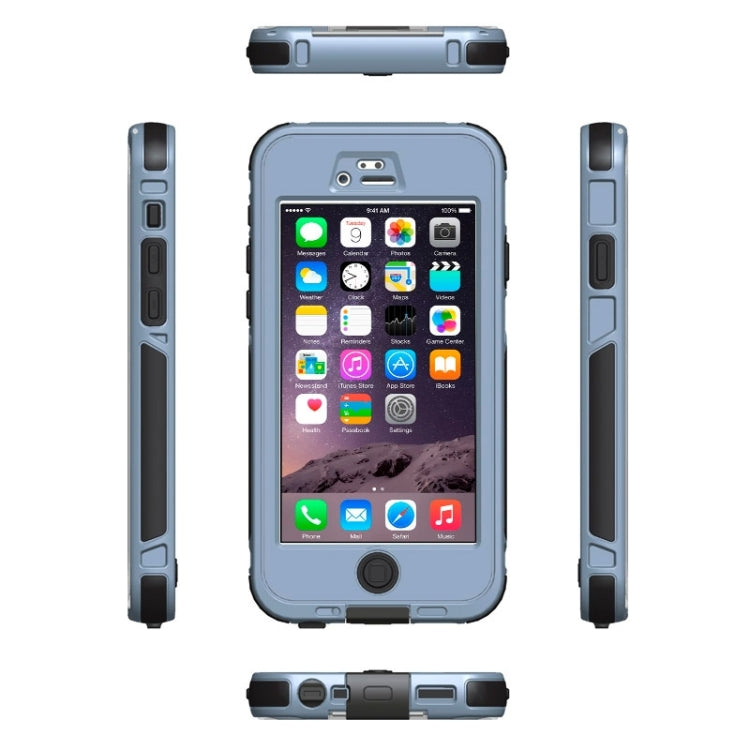 For iPhone 6 Plus & 6s Plus ABS Material Waterproof Protective Case with Button & Touch Screen Function