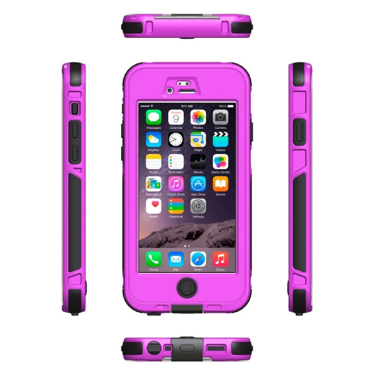 For iPhone 6 Plus & 6s Plus ABS Material Waterproof Protective Case with Button & Touch Screen Function
