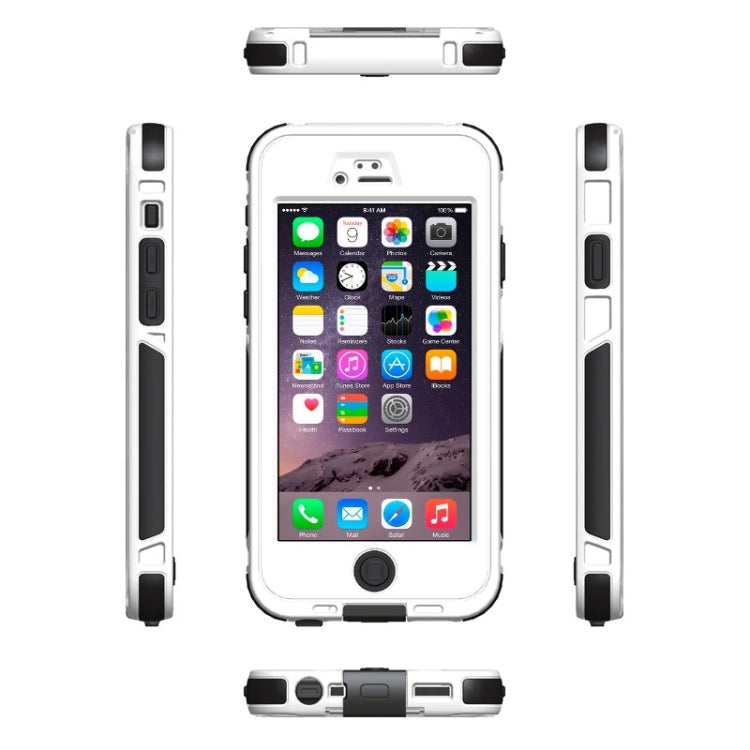 For iPhone 6 Plus & 6s Plus ABS Material Waterproof Protective Case with Button & Touch Screen Function