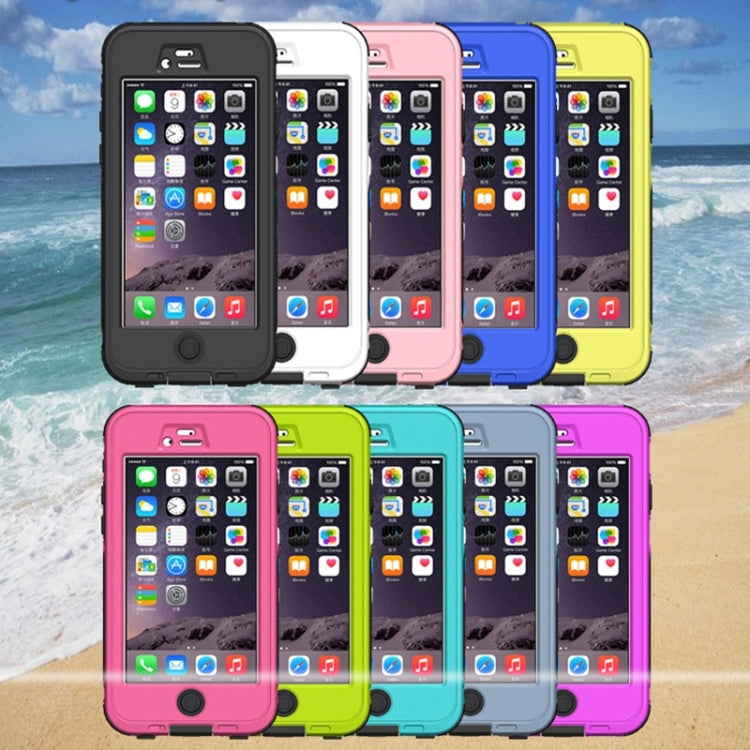 For iPhone 6 Plus & 6s Plus ABS Material Waterproof Protective Case with Button & Touch Screen Function