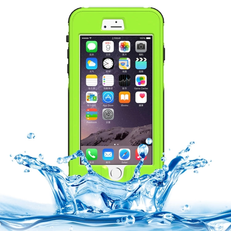For iPhone 6 Plus & 6s Plus ABS Material Waterproof Protective Case with Button & Fingerprint Unlock & Touch Screen Function