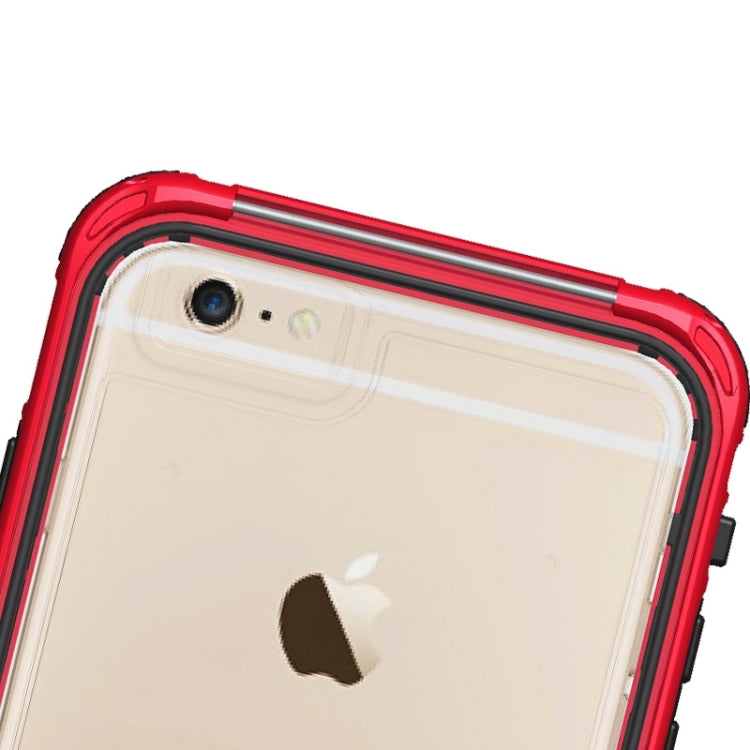 For iPhone 6 Plus & 6s Plus ABS Material Waterproof Protective Case with Button & Fingerprint Unlock & Touch Screen Function