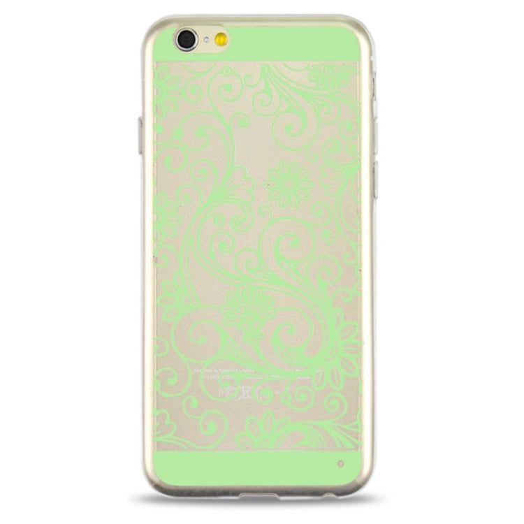 Ultra-thin Flower Pattern Soft TPU Protective Case for iPhone 6 Plus & 6S Plus
