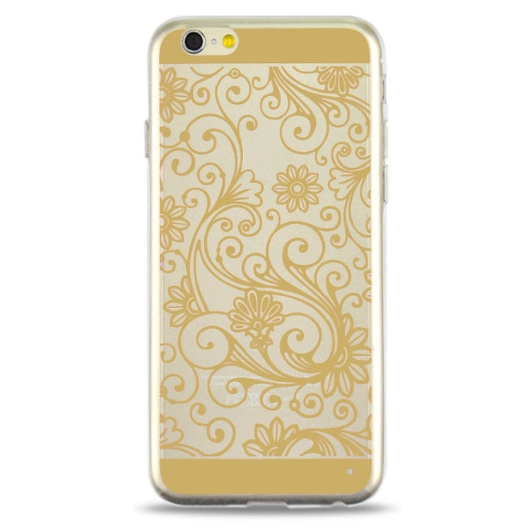 Ultra-thin Flower Pattern Soft TPU Protective Case for iPhone 6 Plus & 6S Plus