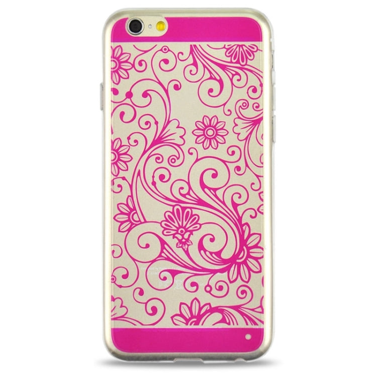Ultra-thin Flower Pattern Soft TPU Protective Case for iPhone 6 Plus & 6S Plus