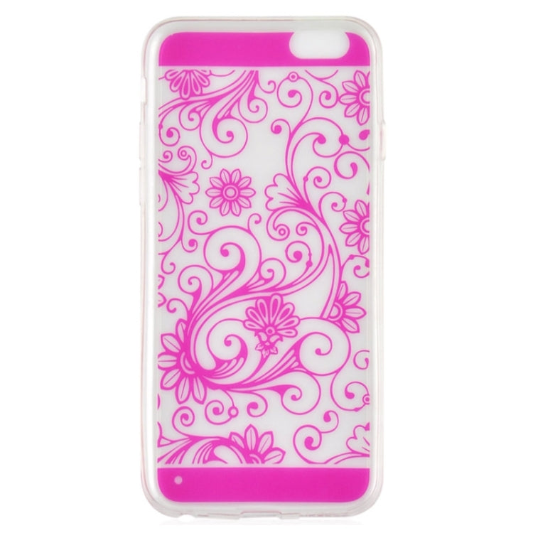 Ultra-thin Flower Pattern Soft TPU Protective Case for iPhone 6 Plus & 6S Plus