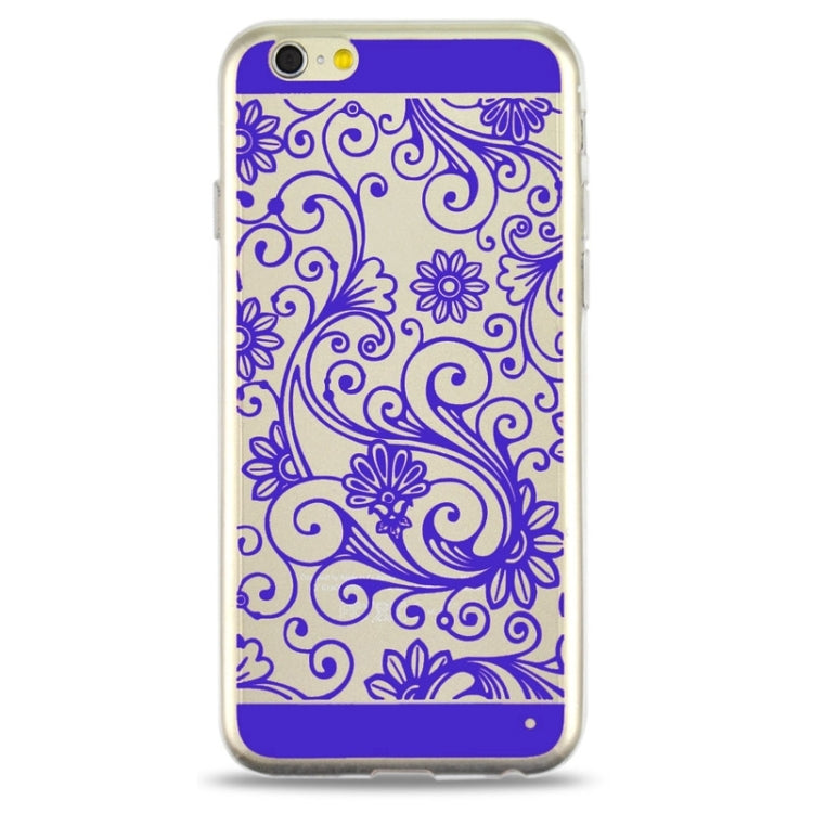 Ultra-thin Flower Pattern Soft TPU Protective Case for iPhone 6 Plus & 6S Plus