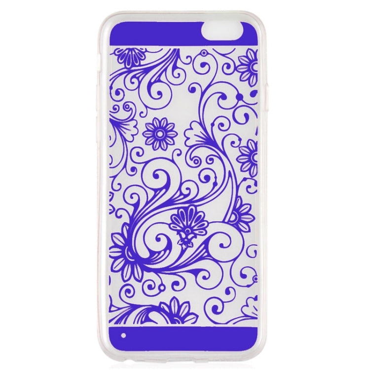 Ultra-thin Flower Pattern Soft TPU Protective Case for iPhone 6 Plus & 6S Plus