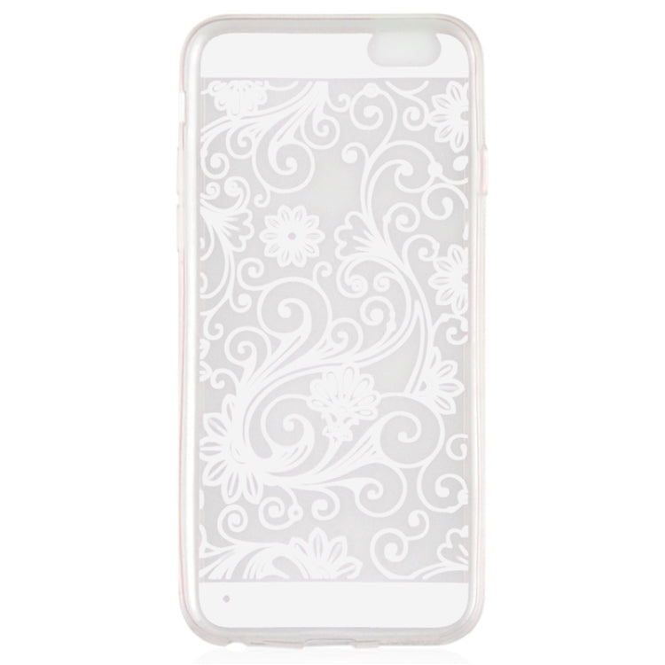Ultra-thin Flower Pattern Soft TPU Protective Case for iPhone 6 Plus & 6S Plus