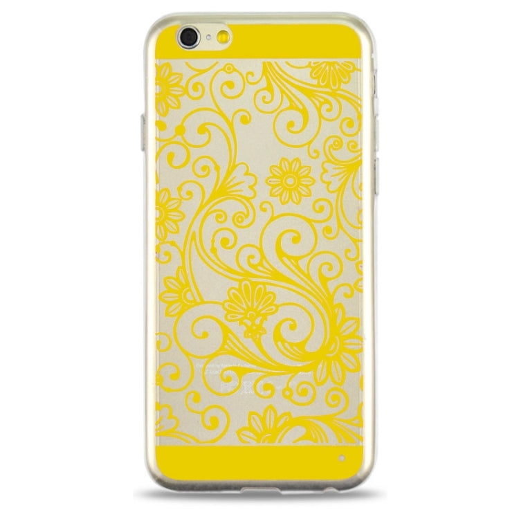 Ultra-thin Flower Pattern Soft TPU Protective Case for iPhone 6 Plus & 6S Plus