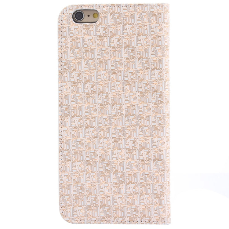 Oracle Texture Color Matching Style Leather Case with Holder and Card Slots for iPhone 6 Plus & 6S Plus