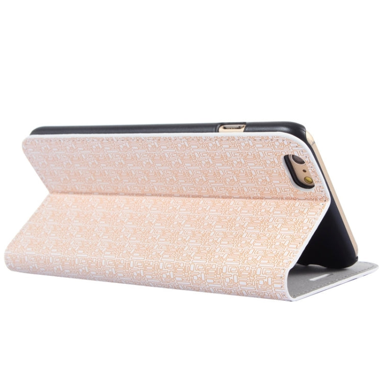 Oracle Texture Color Matching Style Leather Case with Holder and Card Slots for iPhone 6 Plus & 6S Plus