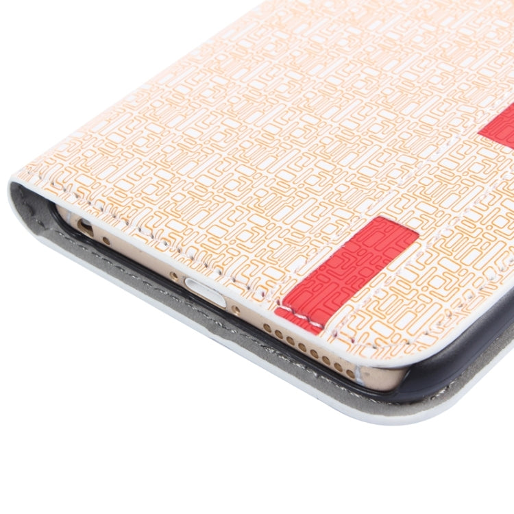 Oracle Texture Color Matching Style Leather Case with Holder and Card Slots for iPhone 6 Plus & 6S Plus