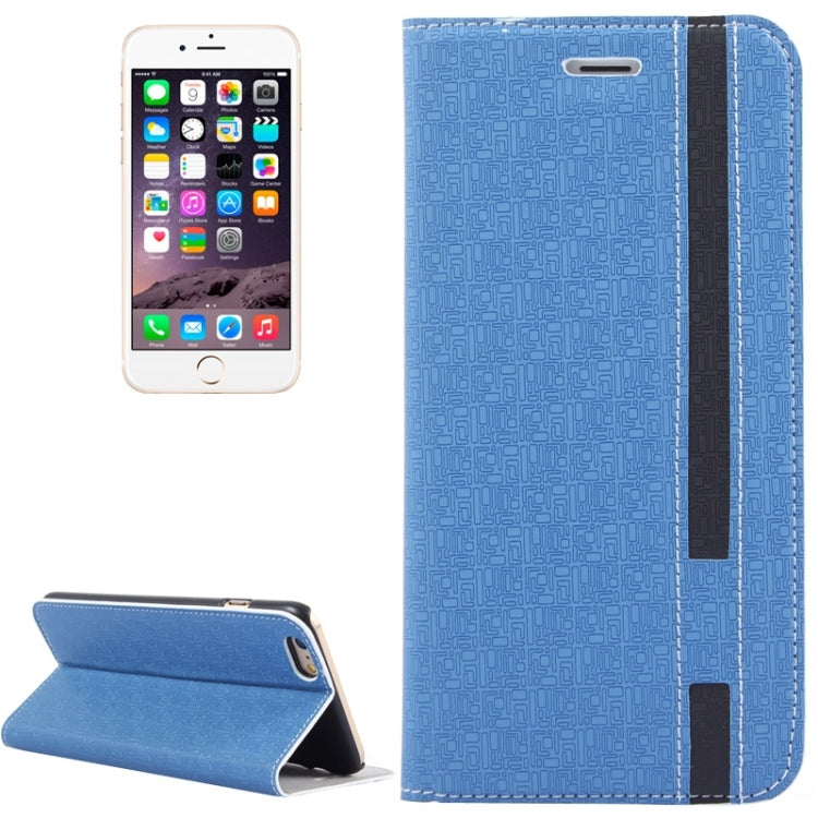 Oracle Texture Color Matching Style Leather Case with Holder and Card Slots for iPhone 6 Plus & 6S Plus