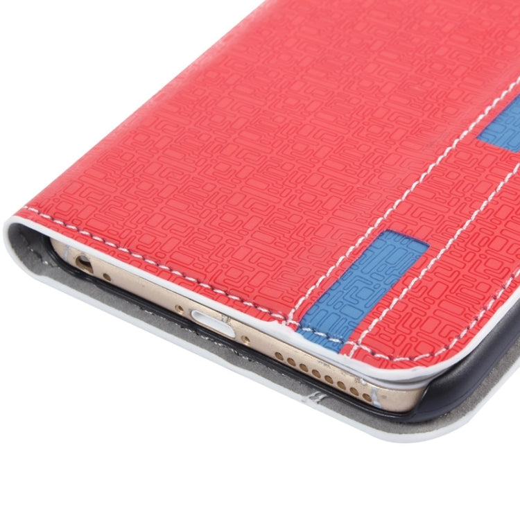 Oracle Texture Color Matching Style Leather Case with Holder and Card Slots for iPhone 6 Plus & 6S Plus