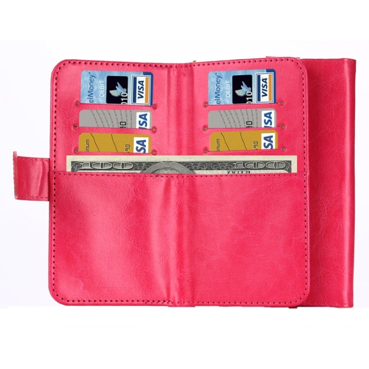 Universal Fine Sheepskin Texture Leather Case with Card Slots & Wallet & Lanyard for iPhone 6 Plus & 6S Plus / 6 / 5 / 5S / 5C / Galaxy / S 5 / S IV / i9500