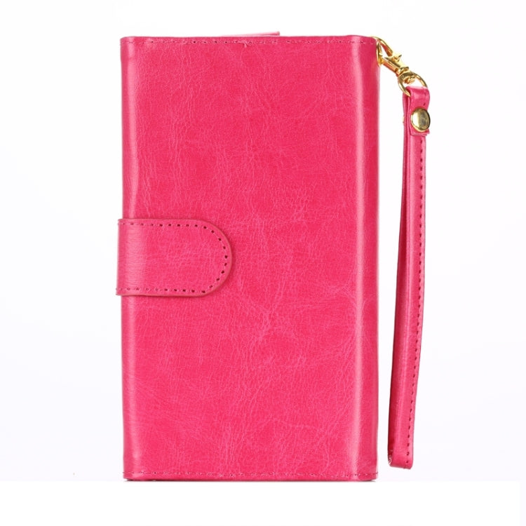 Universal Fine Sheepskin Texture Leather Case with Card Slots & Wallet & Lanyard for iPhone 6 Plus & 6S Plus / 6 / 5 / 5S / 5C / Galaxy / S 5 / S IV / i9500