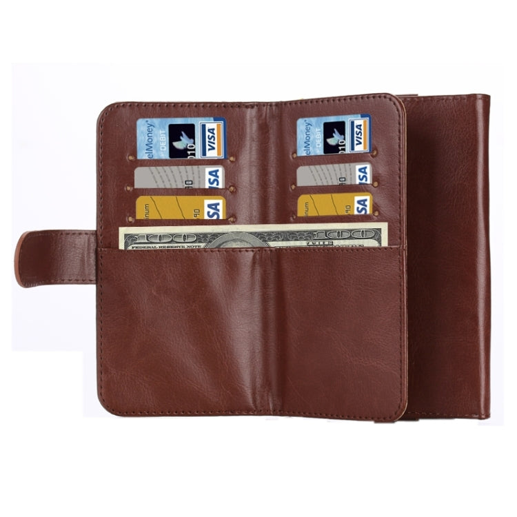 Universal Fine Sheepskin Texture Leather Case with Card Slots & Wallet & Lanyard for iPhone 6 Plus & 6S Plus / 6 / 5 / 5S / 5C / Galaxy / S 5 / S IV / i9500